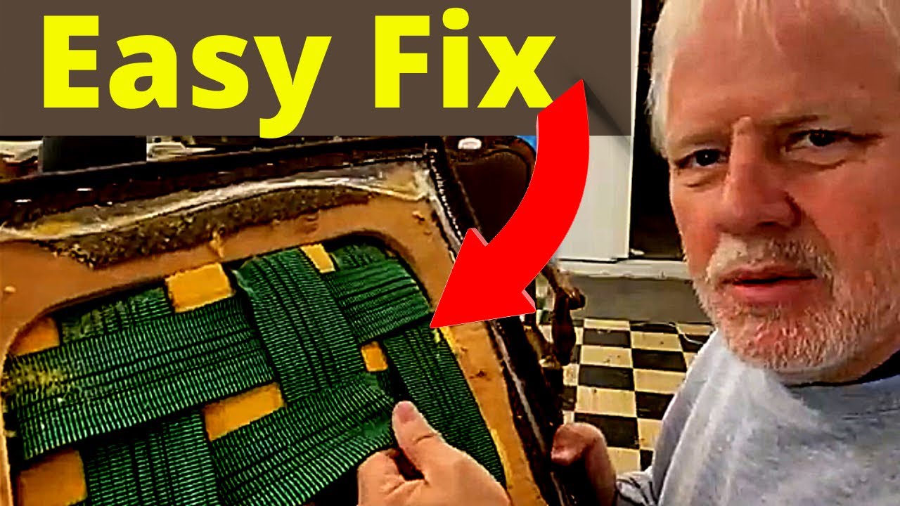 How To Fix A Sloppy Back Cushion 