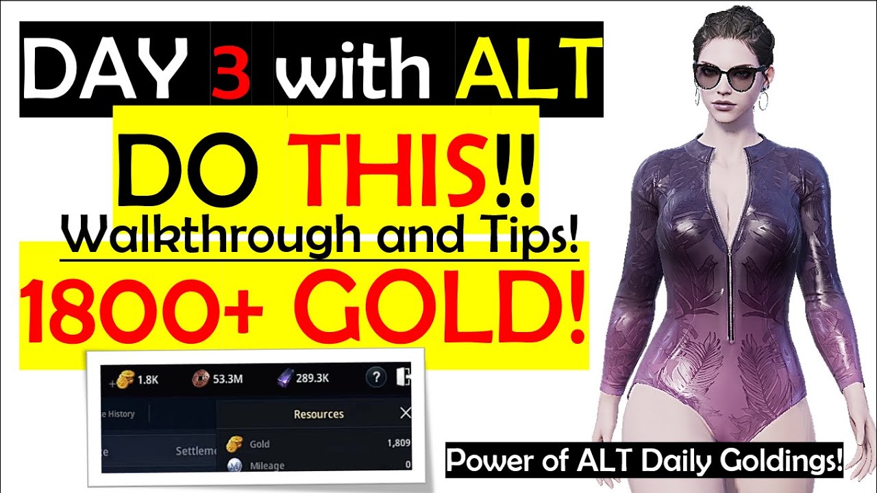 MIR4 Day 3 Alt Daily Goldings Walkthrough and Tips 