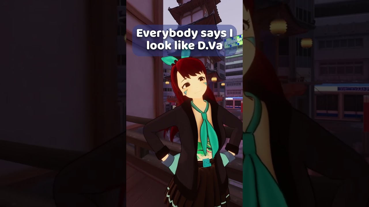 Everybody tells me I look like D.Va