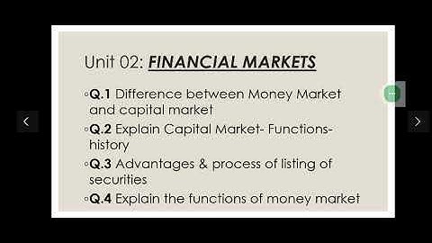 BCOM SEM 3 IFS 2023 (INDIAN FINANCIAL SYSTEM) FAQs MOST IMP