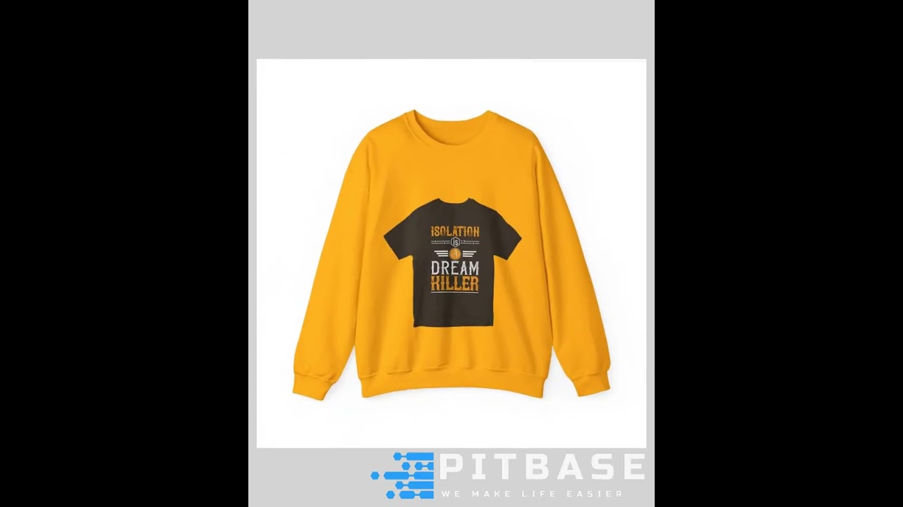 Isolation is a dream killer — Unisex Heavy Blend Crewneck (G18000)