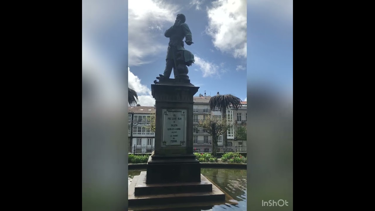Visitamos el enorme Parque Alameda de Santiago de Compostela, Galicia