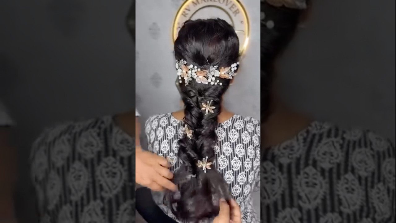 Bridal Hairstyle #hairstyle #shortvideo