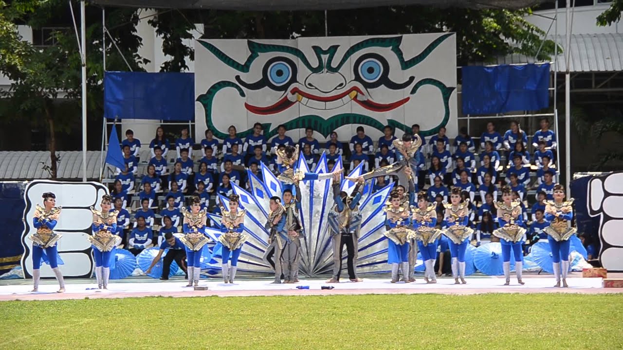 โชว์เชียร์ สีน้ำเงิน พิธีปิดกีฬาสี 2558 โรงเรียนสาธิต มศว ประสานมิตร (ฝ่ายมัธยม)