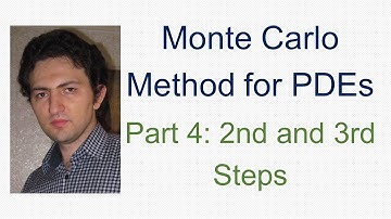 Monte Carlo Method for PDEs - Part 4: 2nd and 3rd Steps