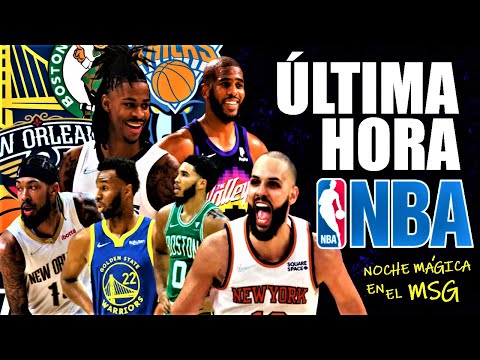 Knicks SEPULTAN a BostonðĪŊðĢ Warriors CAE SIN STEPHðĻ Suns LIDERESðĨ GRIZZLIESâ
ÃLTIMA HORA NBA
