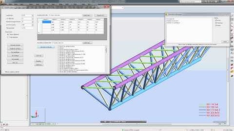 Optimization of Spatial truss using Robot Structural Analysis API capabilities