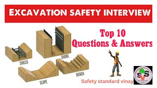 Excavation interview questions & answers || Excavation safety @safetystandardvinay