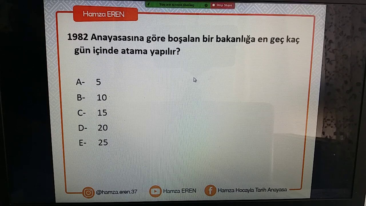 Hamza Eren- Anayasa - Yürütme-2