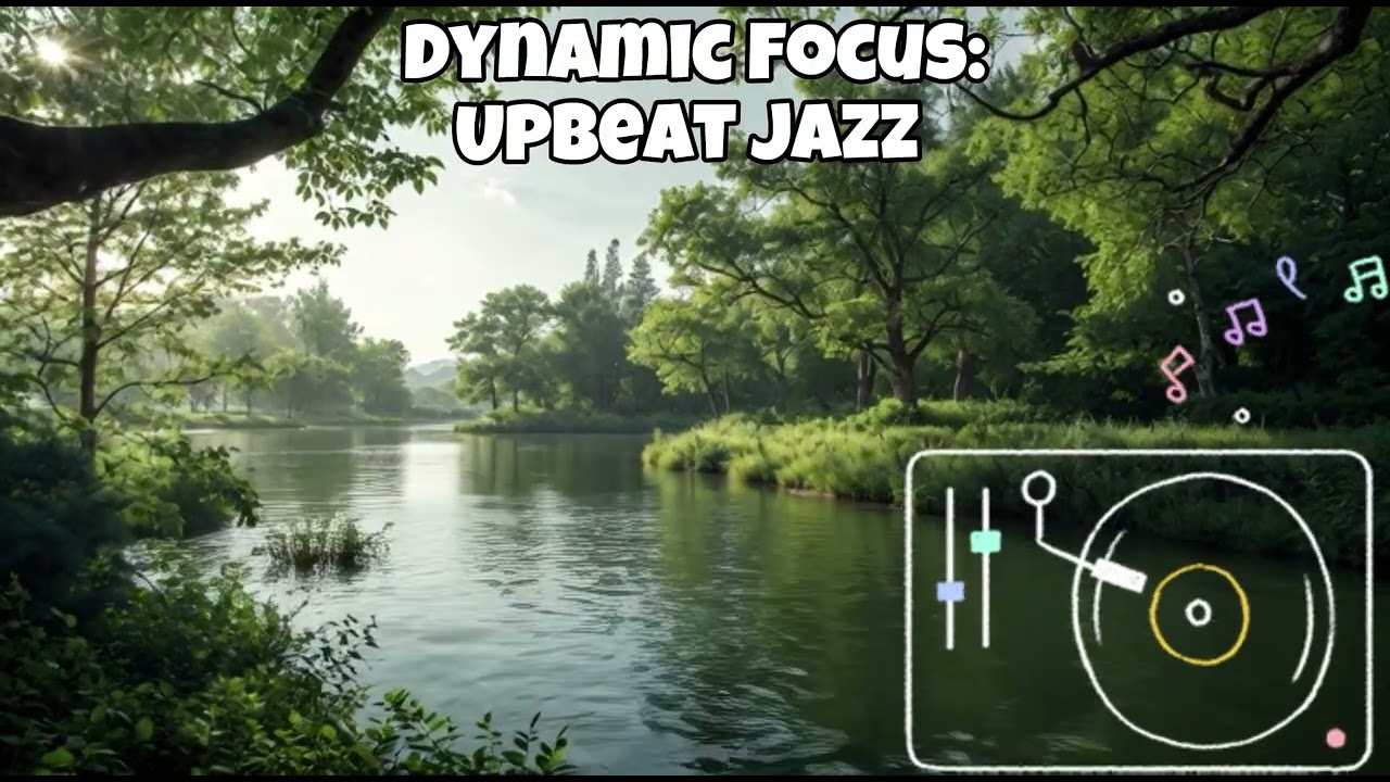 dynamic focus. 💎 (upbeat jazz / electronic / no vocals)