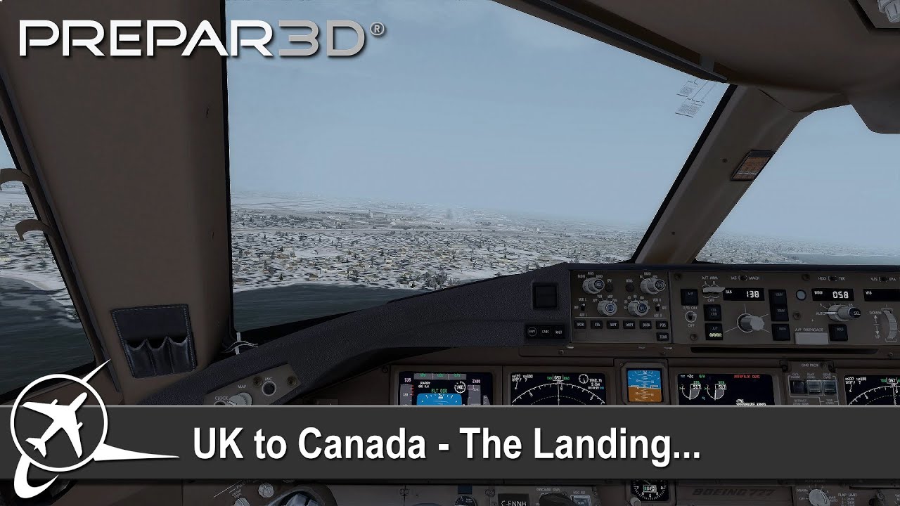 [Prepar3D v3] Landing at Montreal, Quebec Canada (CYUL) | Runway 06R ...