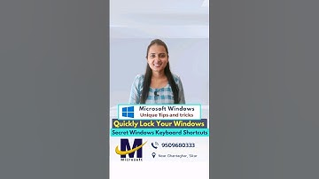 shortcut Lock Your Windows, quickest and easiest way to lock your pc, #windowstips @msexcelwire