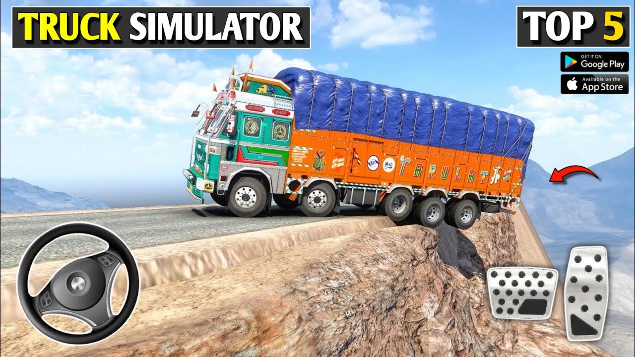 Top 5 Truck simulator games for android | Best truck simulator games 2024 ||