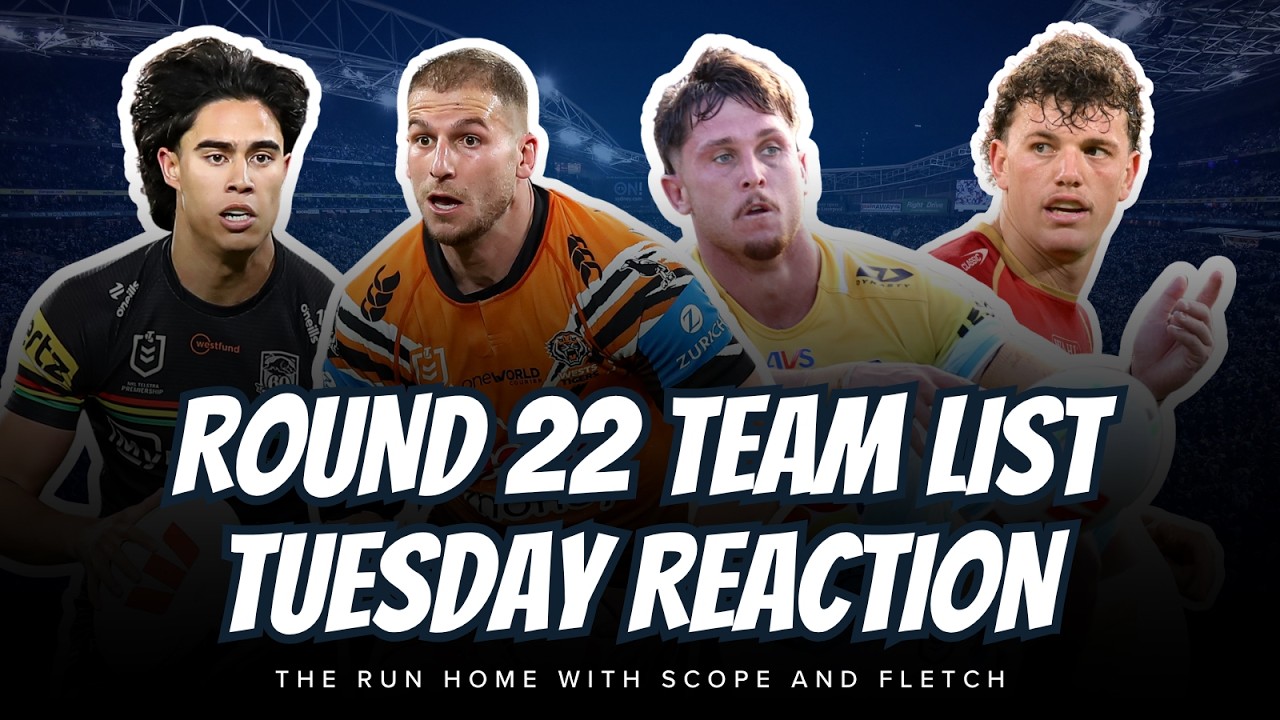 #NRL | ROUND 21 TLT LIVE REACTION with Fletch and Scope!