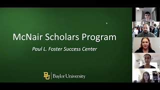 RID 2020 McNair Scholars Breakout Session