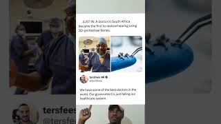 3D-printed bones restored hearing 😳🩺#MedicalBreakthrough#3DPrinting#SouthAfrica#Science#Health#Viral