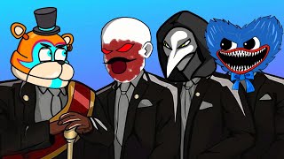 Glamrock Freddy & SCP 973 & SCP 049 & Huggy Wuggy - Coffin Dance Meme Cover