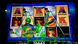 Jetsetter Sydney Slot Machine - $10 Bet Bonus with RETRIGGER!
