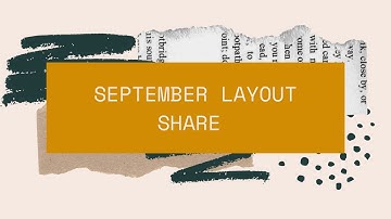 September Scrapbook Layout Share