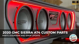 2020 GMC Sierra AT4  Custom Stereo Upgrade Parts and New Shop Overview