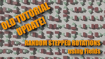 Tutorial Update: Random Stepped Rotations for Blender 3.2