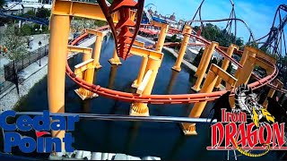 Iron Dragon (Front Row) POV | Cedar Point