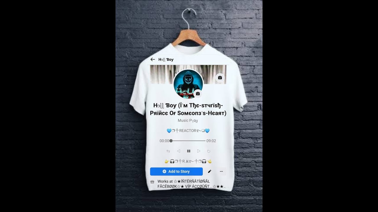 t- shirt Facebook profile Editing new