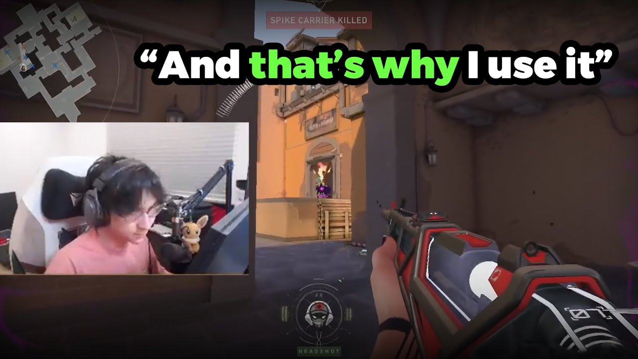 TenZ shows why Guardian is 5.5x better than Vandal