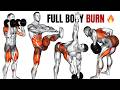 14 Min Standing Full Body Workout With Weights No Jumping Low Impact High Fat Burn (No Repeat)