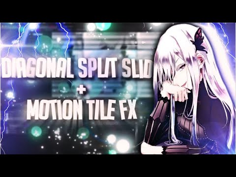 Diagonal Split Slide | After Effects AMV Tutorial