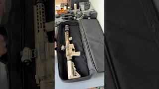 FDE Stag AR-15 with law tactical folder SBR in Bronx Bag