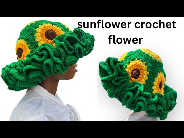 Gimme Kaya - Sunflower Crochet Hat hqdefault.jpg main image 3