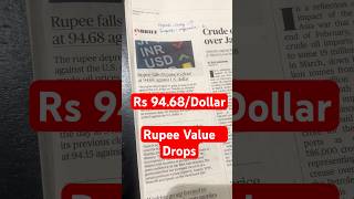Rupee Depreciation | Indian Economy #namansir #namansharmaiasacademy #bestiasacademyinchandigarh