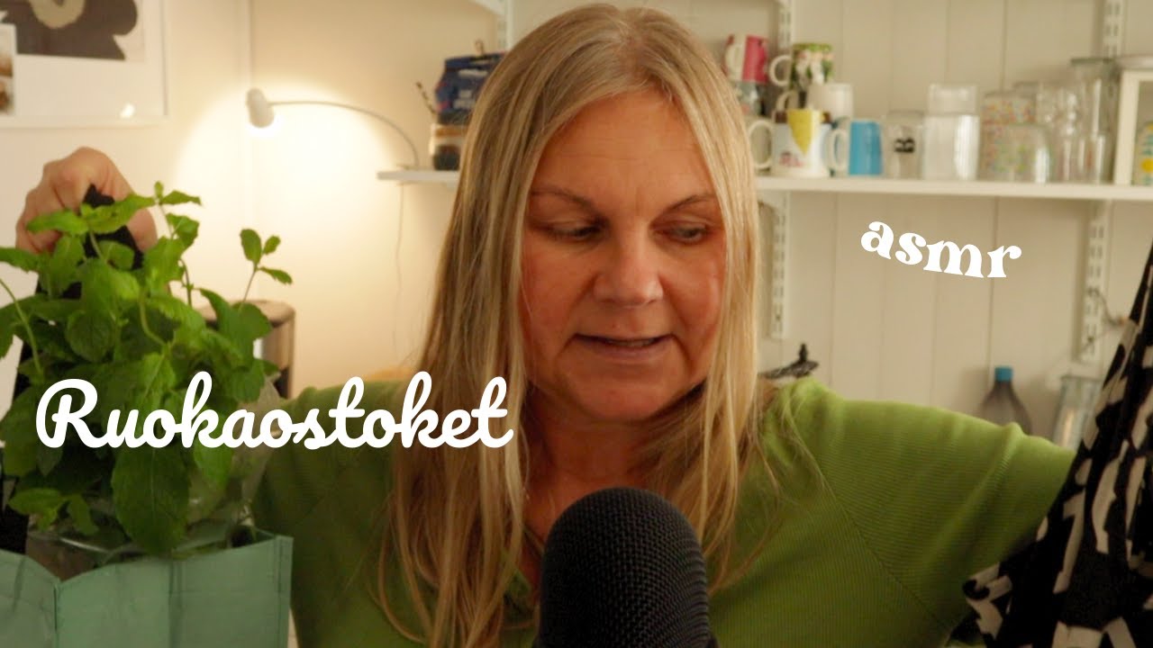 ASMR SUOMI - Ruokaostosten esittely
