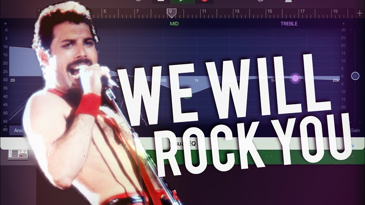 How to play We Will Rock You on GarageBand! 🤔 YouTube