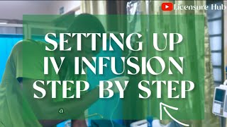 PRACTICAL NURSING E03 || Setting up IV infusion(intravenous medication) 💊💯