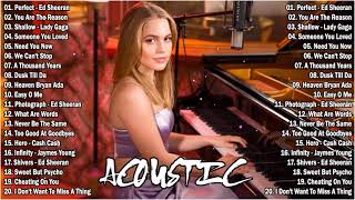 Best Acoustic Songs Cover - Acoustic Cover Popular Songs - Top Hits Acoustic Music 2024