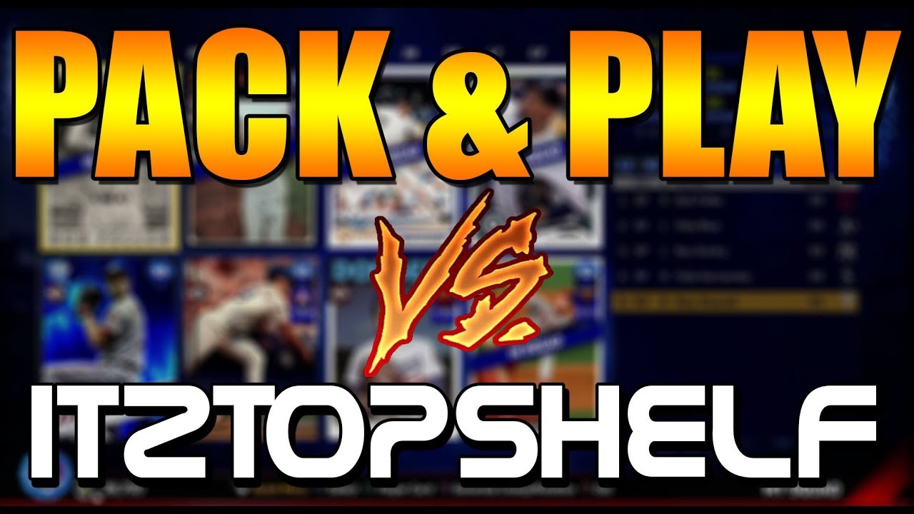 IRL PACK AND PLAY VS ITZTOPSHELF (Shelfy)! | MLB The Show 17 Diamond Dynasty Gameplay