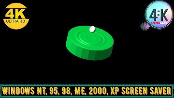 SCREENSAVER 4K | 3D Flying Objects - Splash | Windows NT/ 95/ 98/ ME/ 2000/ XP Screensaver