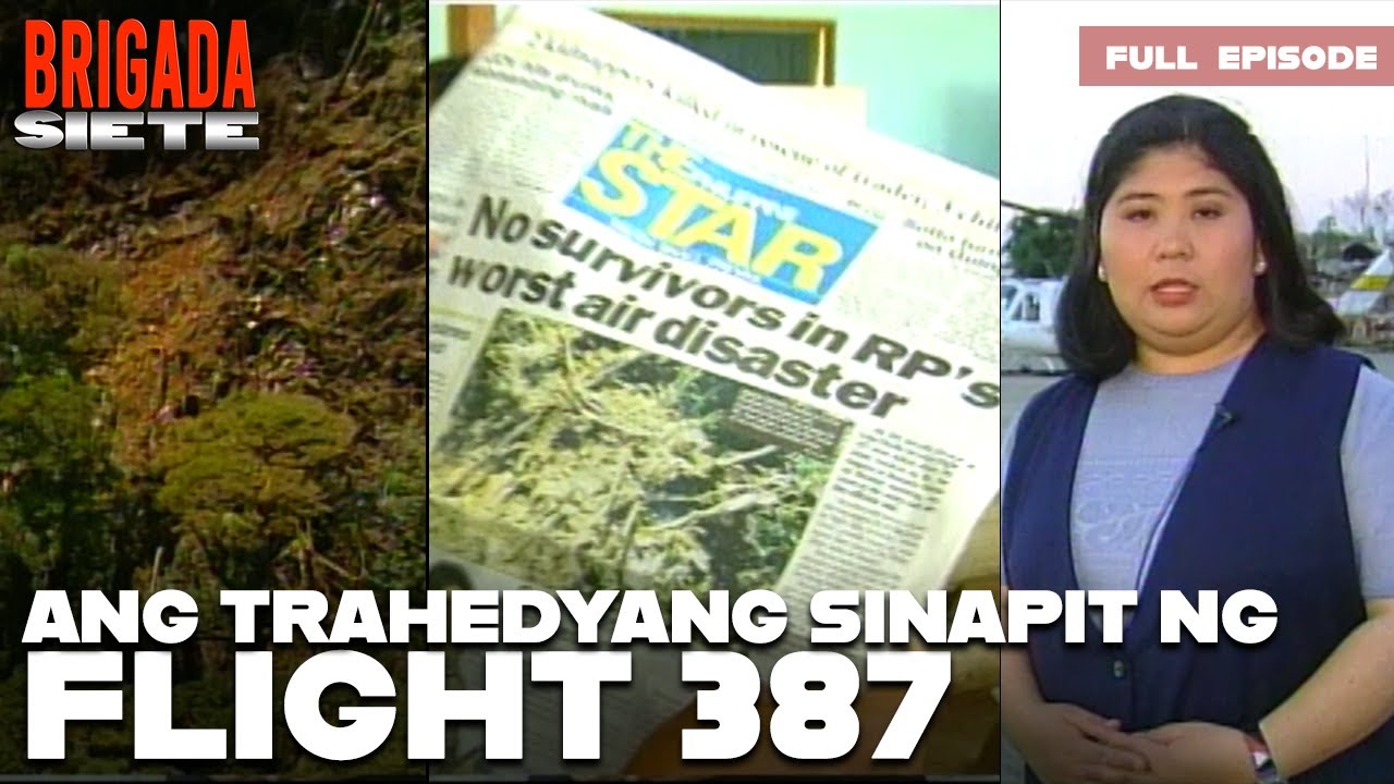 Eroplanong may sakay na 104 pasahero, bumagsak sa Misamis Oriental noong 1998 | Brigada Siete
