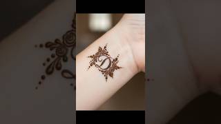 “Alphabet henna design 🌿 small but beautiful 💫” #mehndi #subscribemychannel #new #dofollow