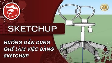 ❤HỌC SKETCHUP VỚI SENHOUSE ❤ HƯỚNG DẪN DỰNG GHẾ LÀM VIỆC BẰNG SKETCHUP