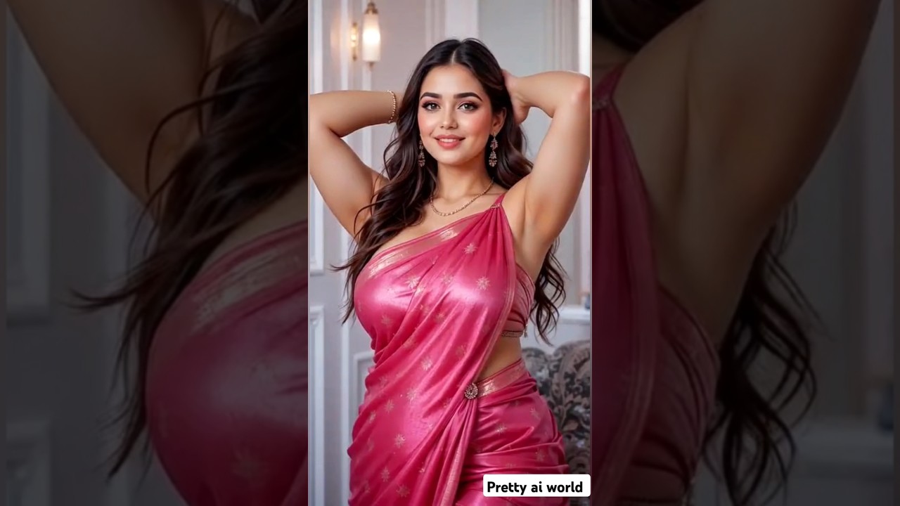 You Can’t Handle This Saree Look 💃 Glamorous 