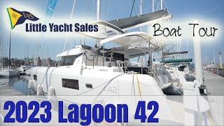 SOLD!!! 2023 Lagoon 42 Catamaran [BOAT TOUR] - Little Yacht Sales