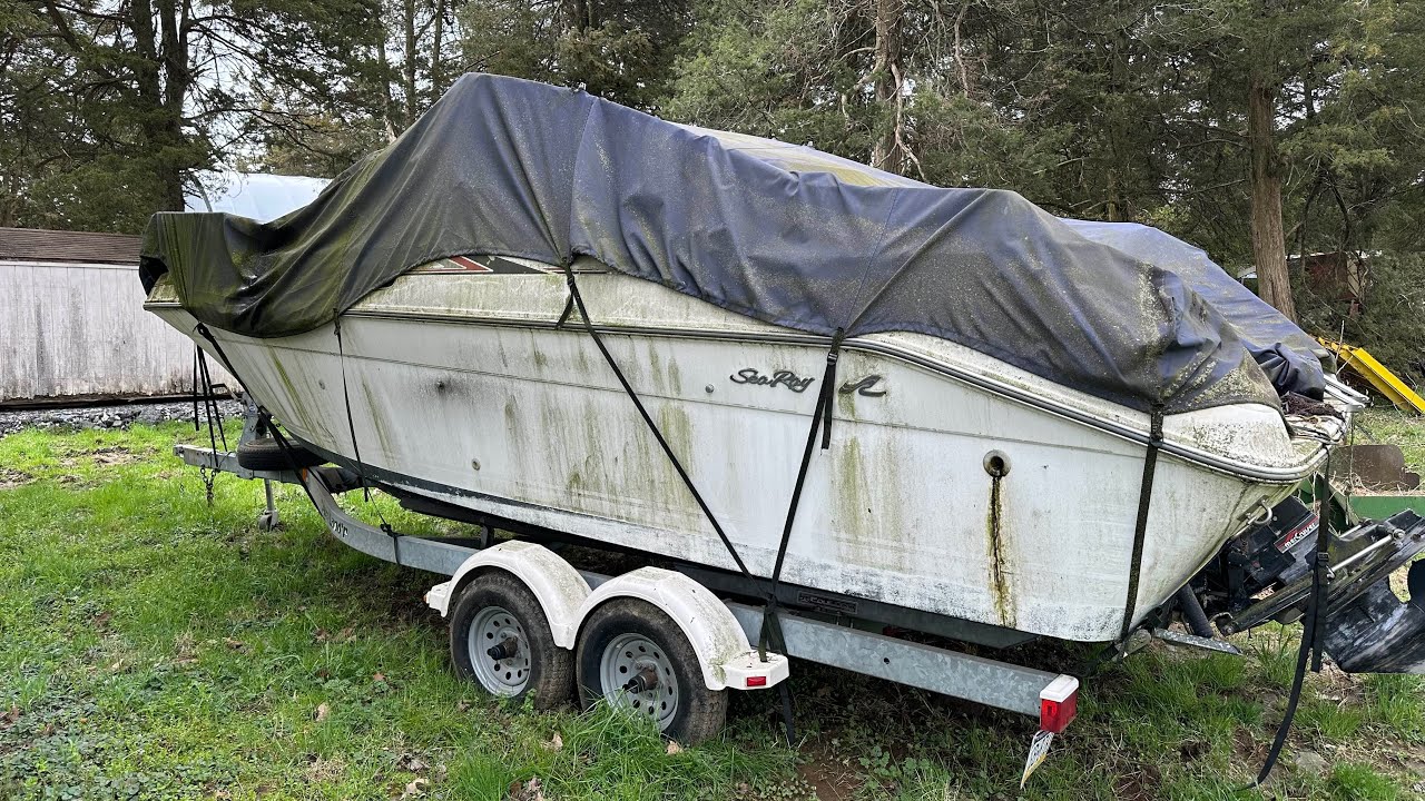 Восстанавливаем 23-футовую лодку Sea Ray! Она на ходу?