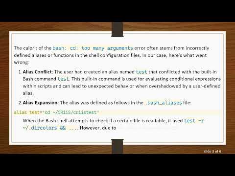 Resolving the bash: cd: too many arguments Error