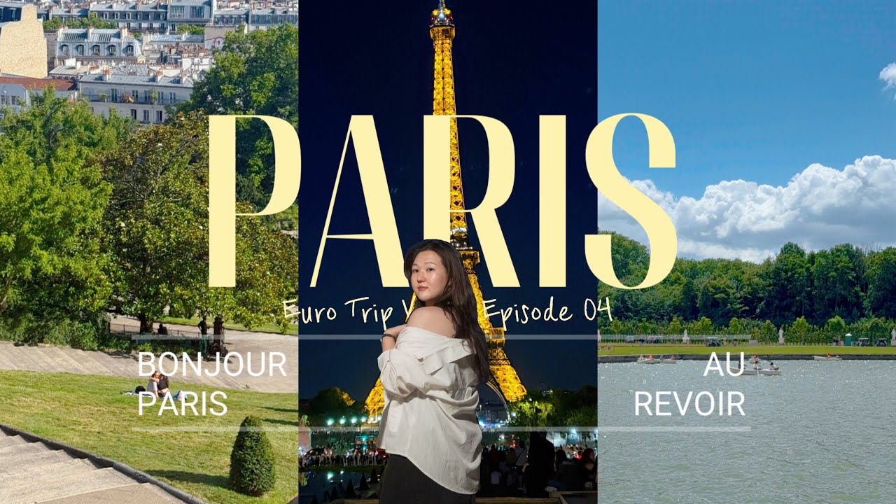 [VLOG] 🇫🇷 4박 5일 파리여행 모음 zip🥖 내가 사랑했던 파리의 조각들💞 