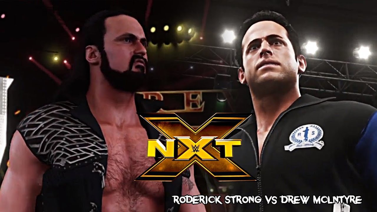 WWE2K18 Roderick Strong Vs Drew Mclntyre NXT Champions [NXT'17] - YouTube
