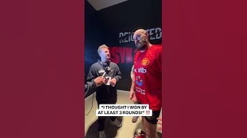 Tyson Fury reacts to his rematch defeat to Oleksandr Usyk 🗣️ 😱