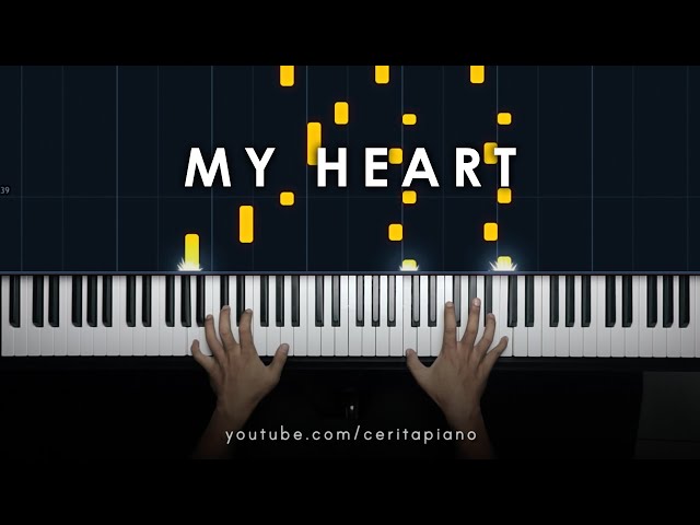 Acha Septriasa u0026 Irwansyah - My Heart (Piano Tutorial) class=